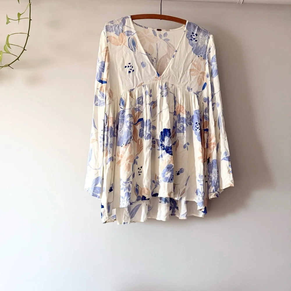 Free‎ People Bella Printed Floral Tunic XS